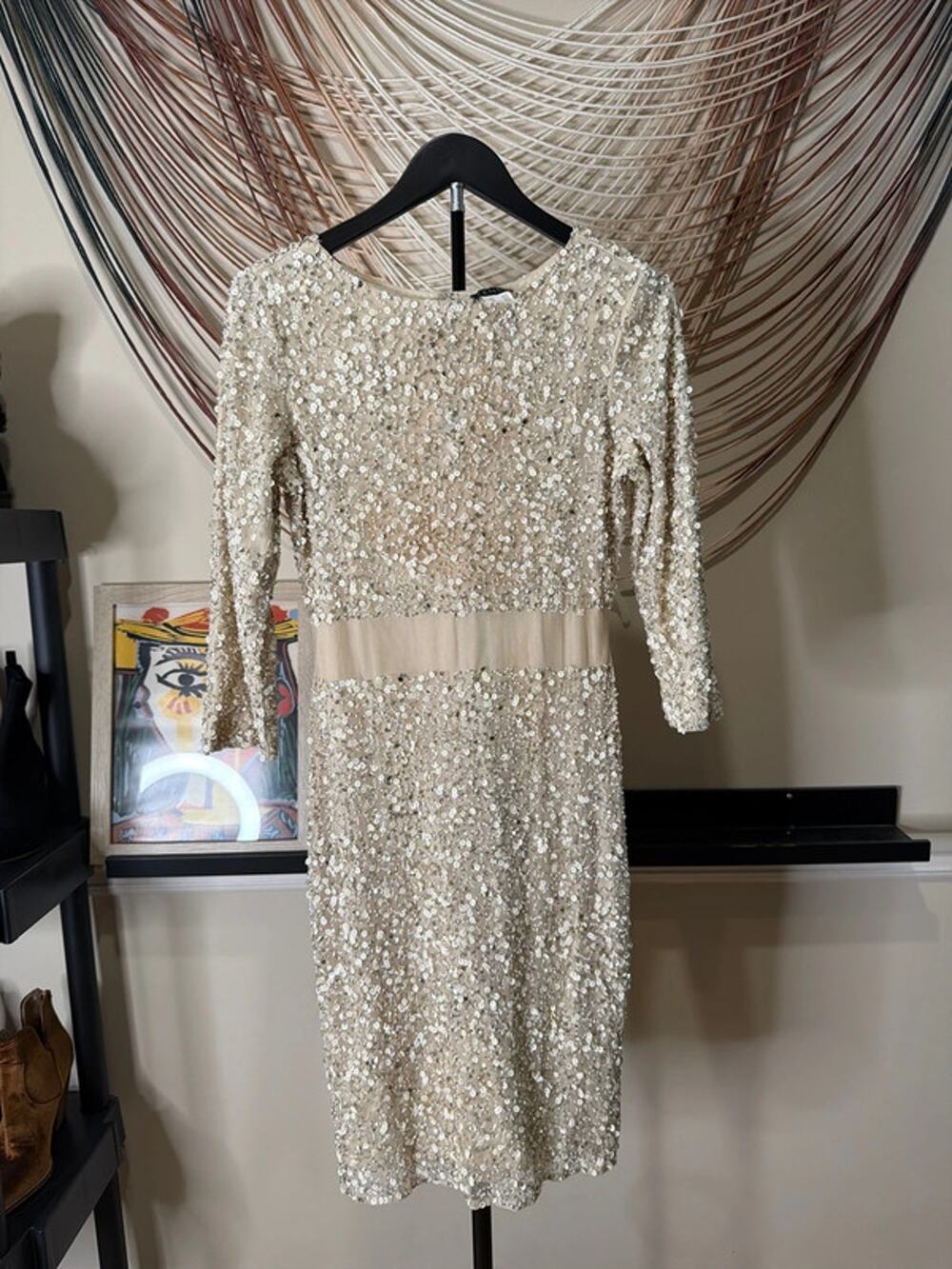 Venus sequin and beeding dress s 2946